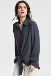 CHIFFON KNOTTED CIENA BLOUSE